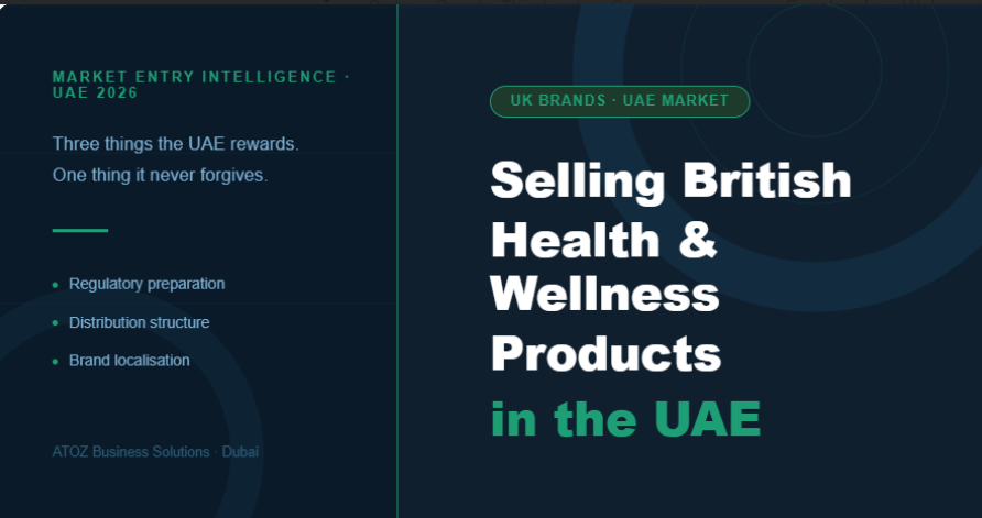 launching health brand from UK in the UAE